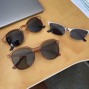 Sunglasses bundle 🕶 cat eye, round, vintage style